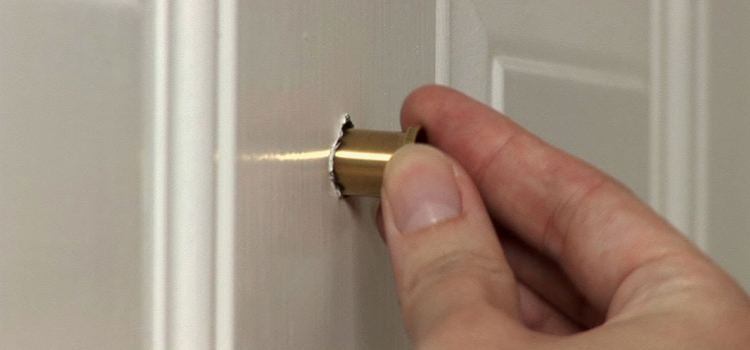 peephole door repair in Ferry Pass